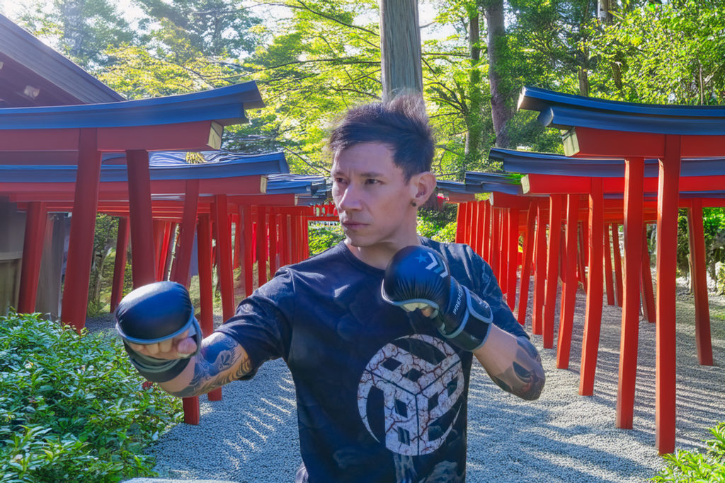 18 Hands tshirt fighting shrine.jpg