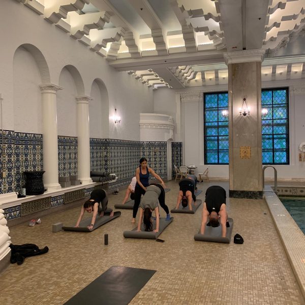 spa yoga class